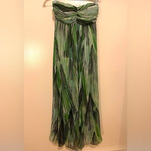 Green Summer Low Back Dress - perfect for a wedding